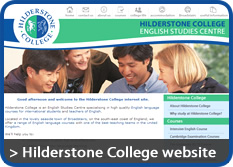 Hilderstone College - English language school for adults in Kent, England
